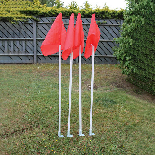 Corner Flag & Pole - Set of 4