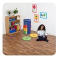 Rainbow Circular Mats Set Of 32 With Holdall