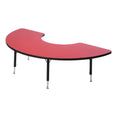 Tuf Top Height Adjustable Arc Table