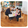 Tuf Top Height Adjustable Arc Table