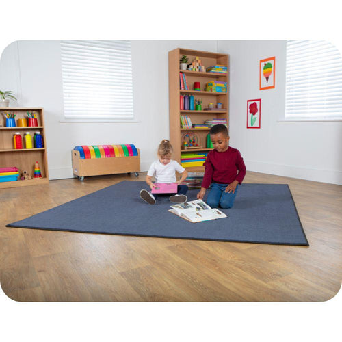 Luxury Super Soft Square Carpet - Grey