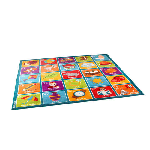 Square Alphabet Carpet