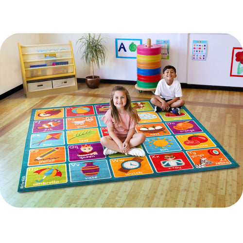 Square Alphabet Carpet