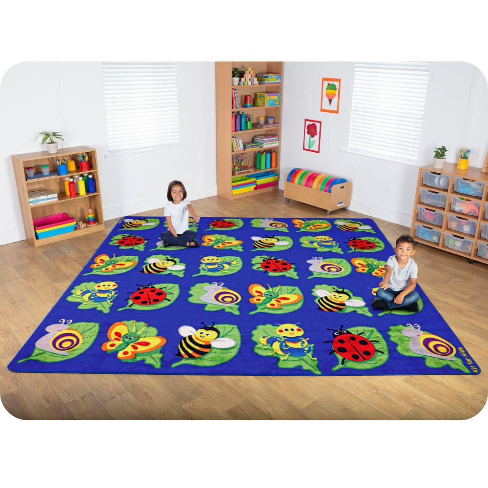 Back To Nature Large Square Bug Placement Carpet