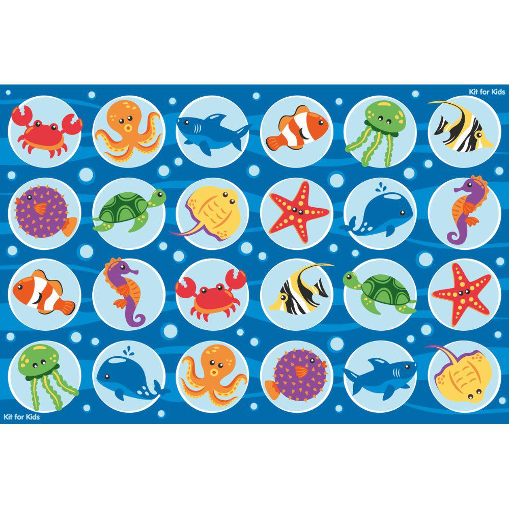 Under The Sea Rectangular Placement Carpet
