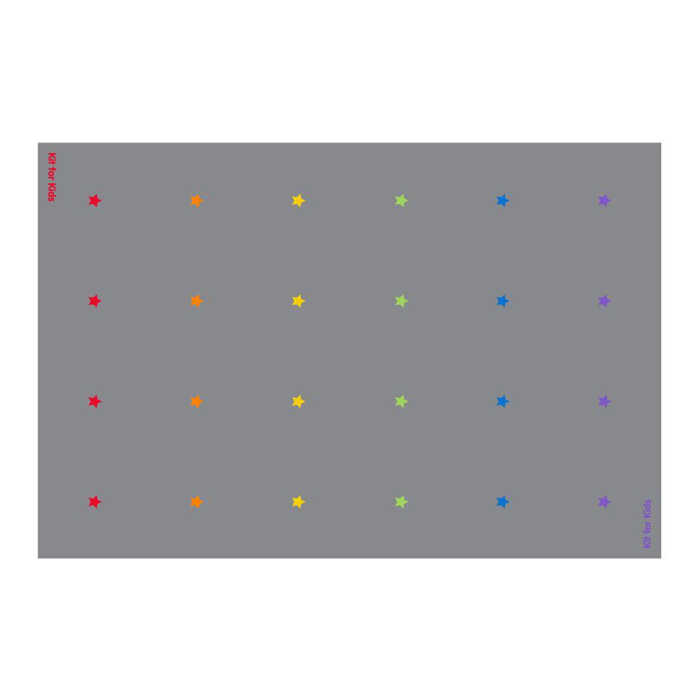 Essentials Rainbow Stars Indoor/Outdoor Carpet