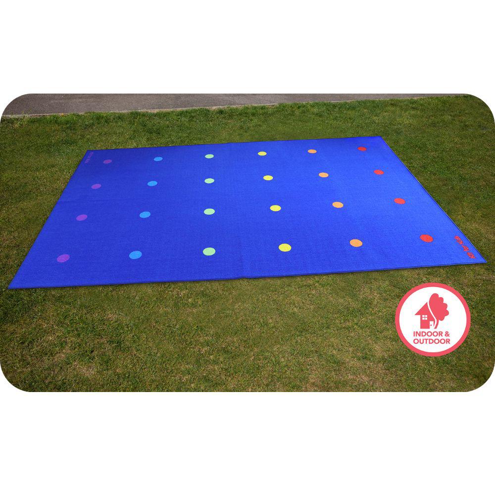 Essentials Rainbow Spots Indoor/Outdoor Carpet