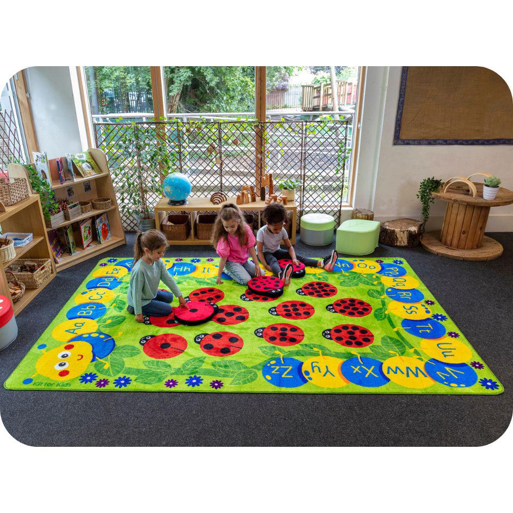 Back To Nature Chloe Caterpillar Numeracy & Literacy Carpet