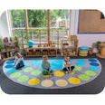 Lake Large Semi Circle Placement Carpet