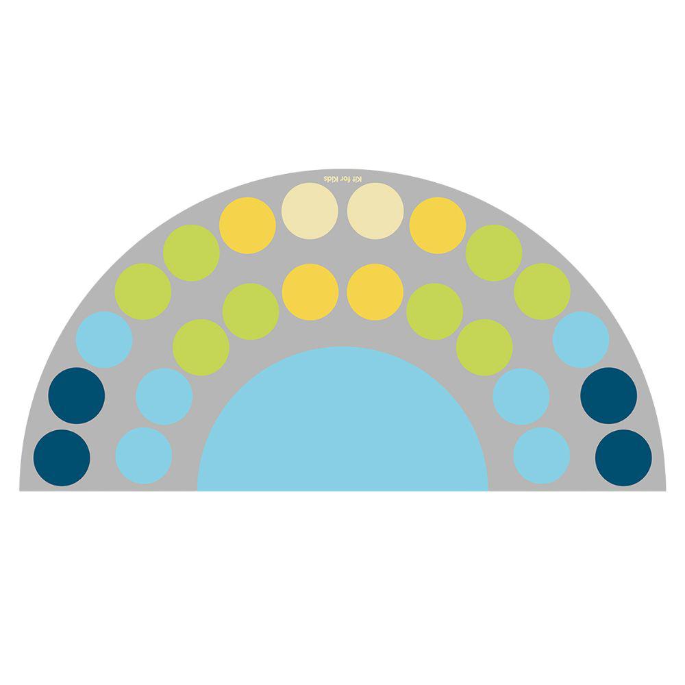 Lake Large Semi Circle Placement Carpet