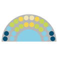 Lake Large Semi Circle Placement Carpet