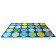 Lake Circles Rectangular Placement Carpet