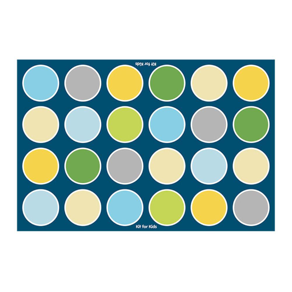 Lake Circles Rectangular Placement Carpet