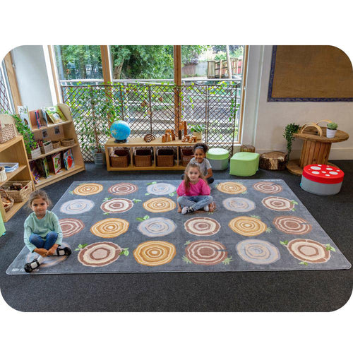 Natural World Tree Stump Placement Carpet