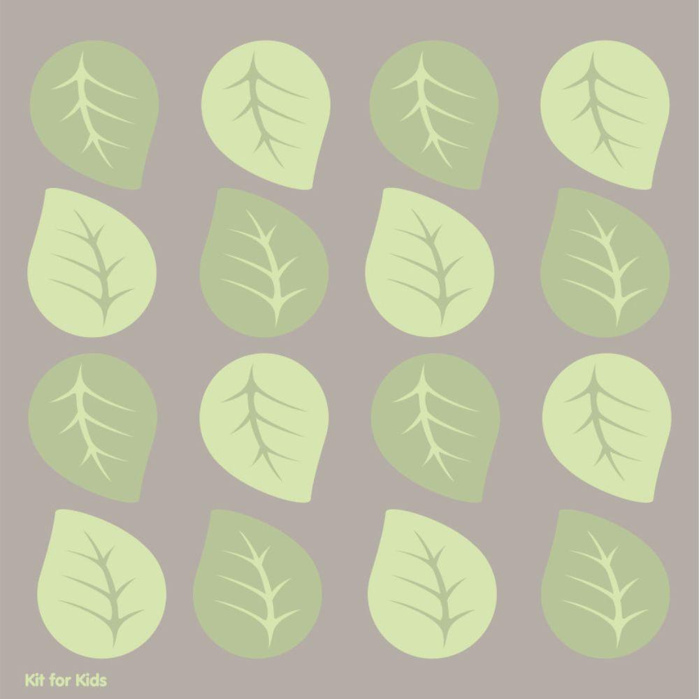 Natural World Carved Leaf Placement Carpet