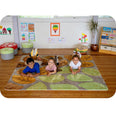 Seasonal Leaves Super Deluxe Carved Carpet