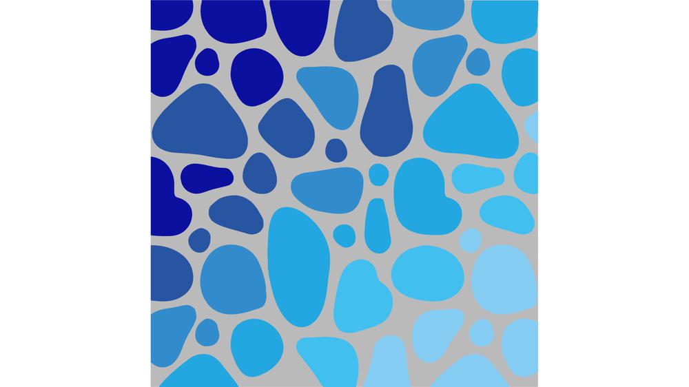 Water Droplet Super Deluxe Carved Carpet