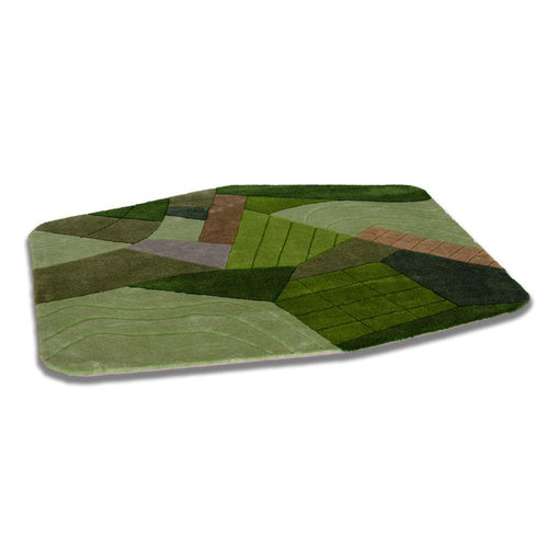 Aerial Landscape Super Deluxe Carved Carpet