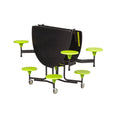 8 Seat Graduate Oval Mobile Foldable Dining Table
