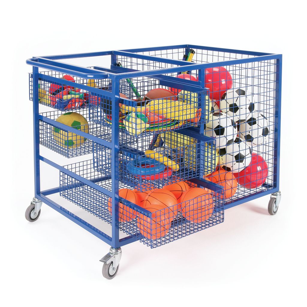 Deluxe Sports Equipment Trolley
