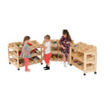Double 18 Wicker Basket Classroom Tidy